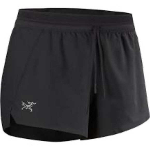 ARC’TERYX-Women's Black Running Shorts - Lightweight with Liner, Size large - Picture 1 of 5